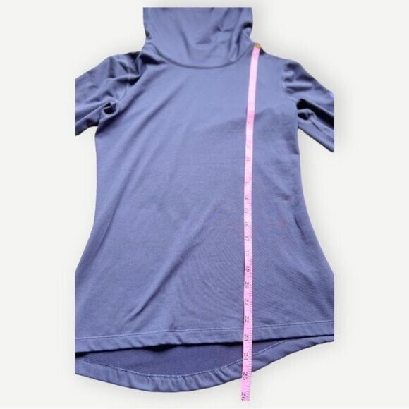 Nike Dri-Fit Long Sleeve Purple Pullover Cowlneck Top with Thumb Holes. Small. - Picture 8 of 10